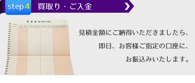 ペルシャ絨毯の代金をお支払します。（不成立は着払いで絨毯をお返しします。）